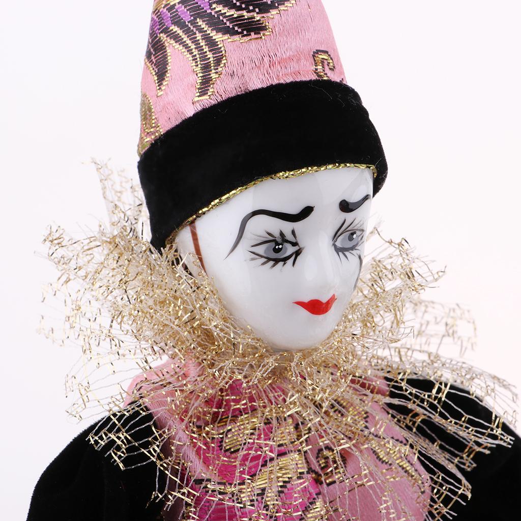 Vintage Collectible Clowns - Bambole Clown in Porcellana da 22cm,