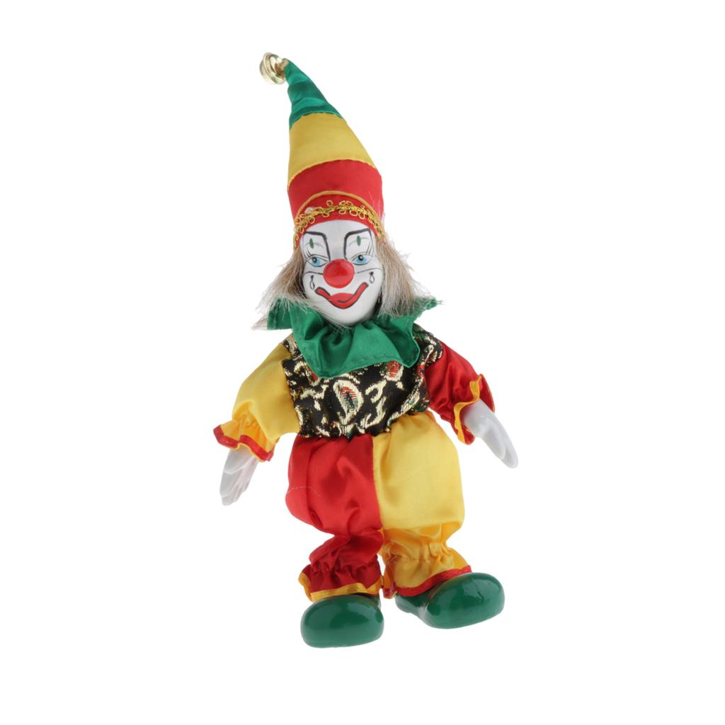 Vintage Collectible Clowns - Figura di bambola in piedi con