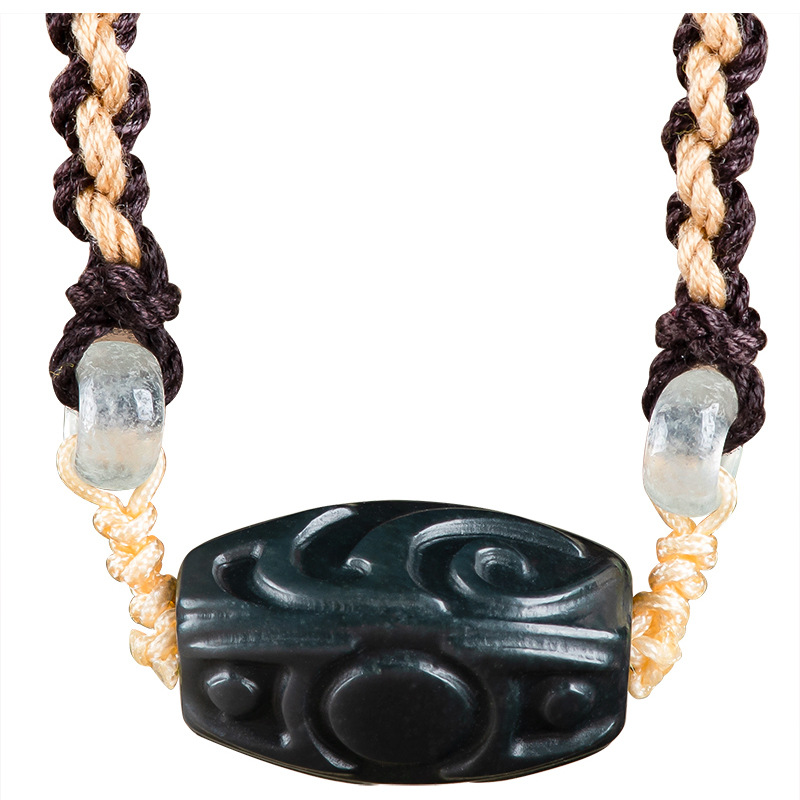 Vintage Necklace - Collana con Ciondolo in Giada di