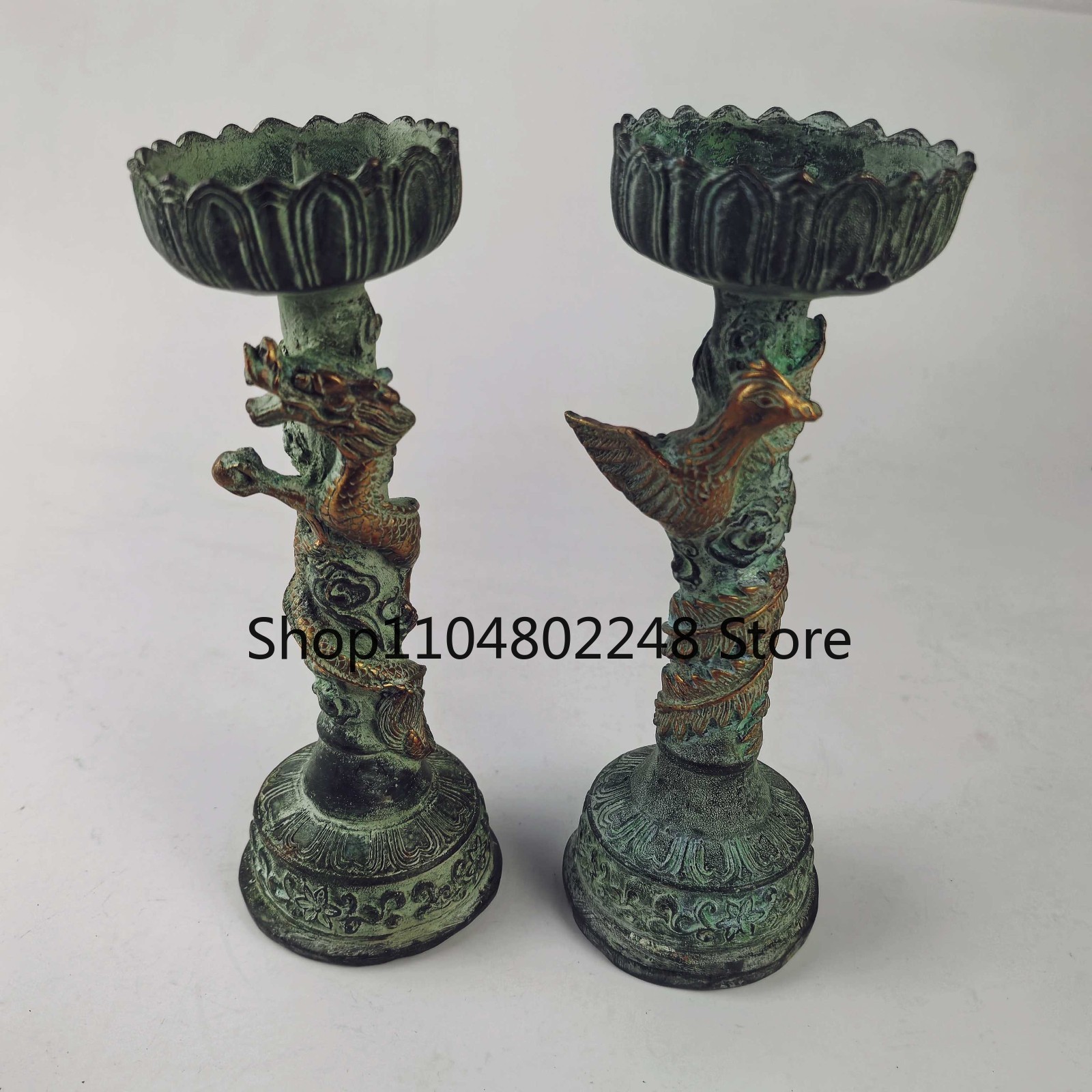 Collectible Vintage Lamps - Collezione Folk: Coppia di lampade a