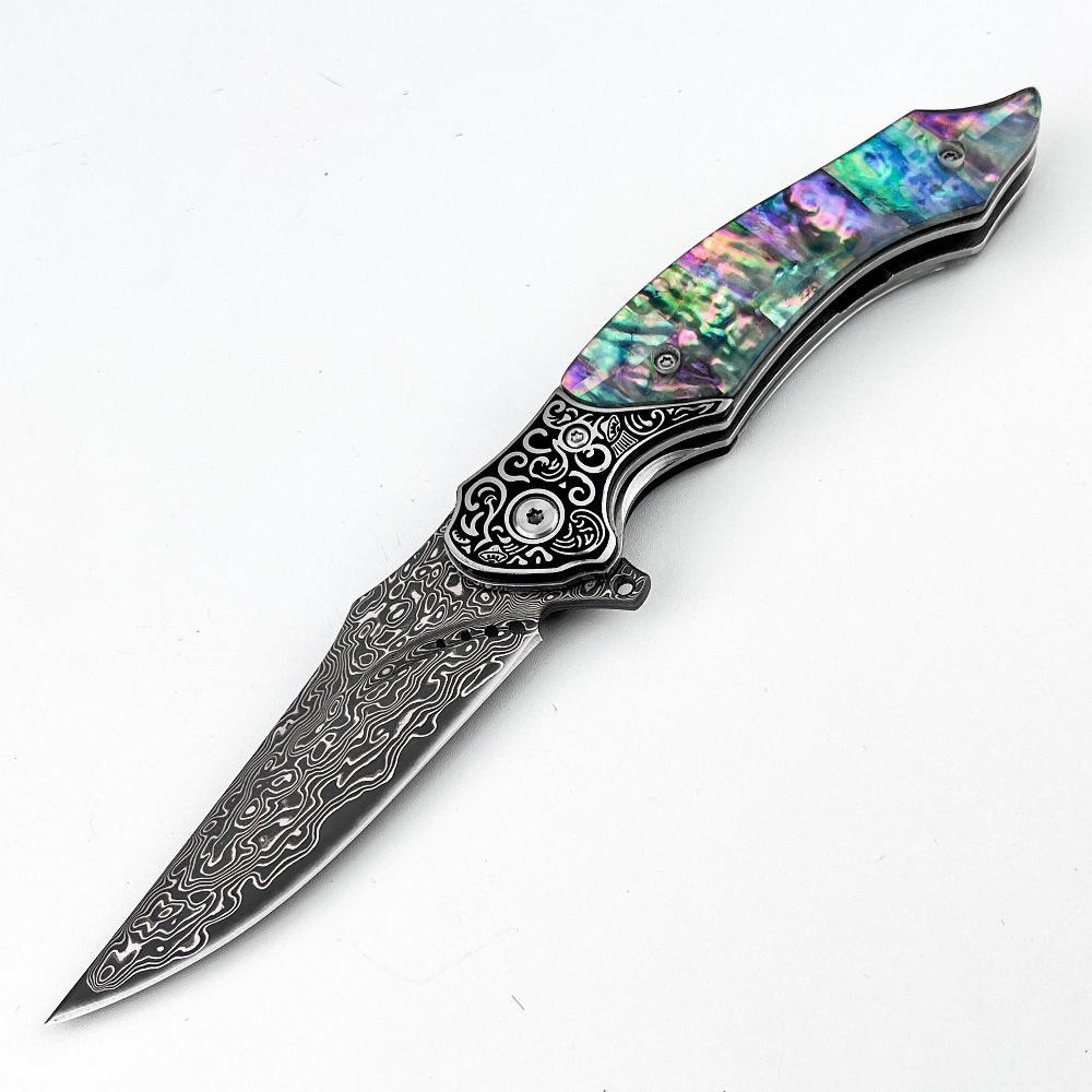 Vintage Collectible Knife - Nuovo Coltello Pieghevole Vintage con Lama