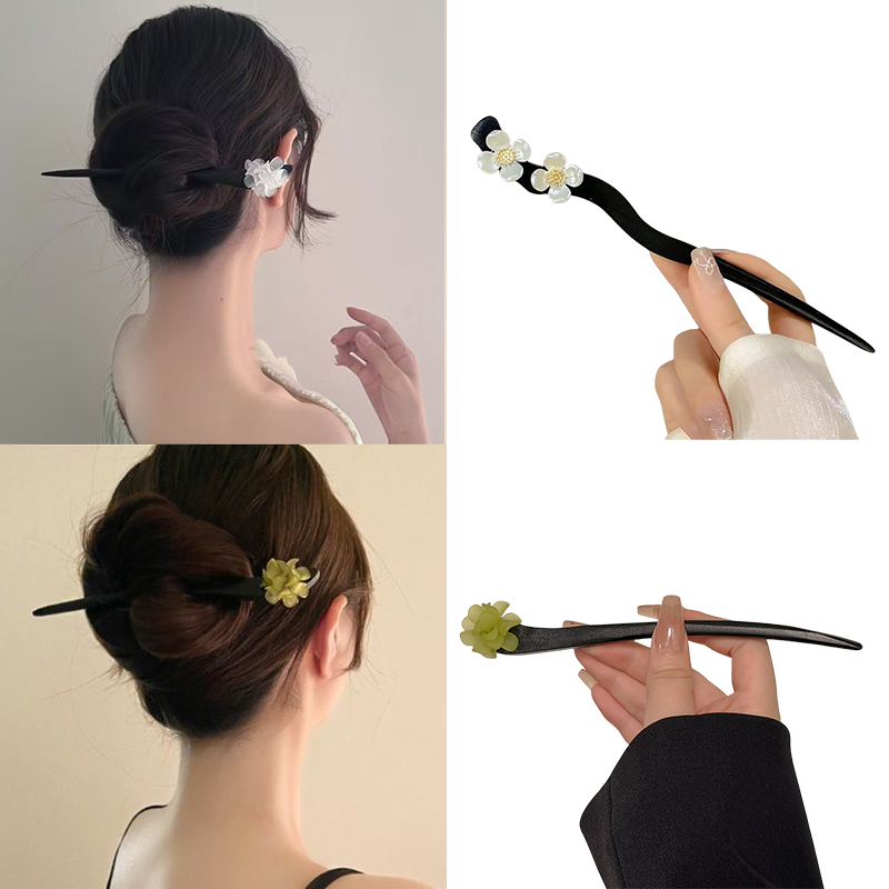 Vintage Collectibles For Sale - Bastoncini per capelli con fiori in