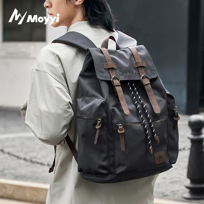 Vintage Zipper - MOYYI Zaino grande da 27 litri