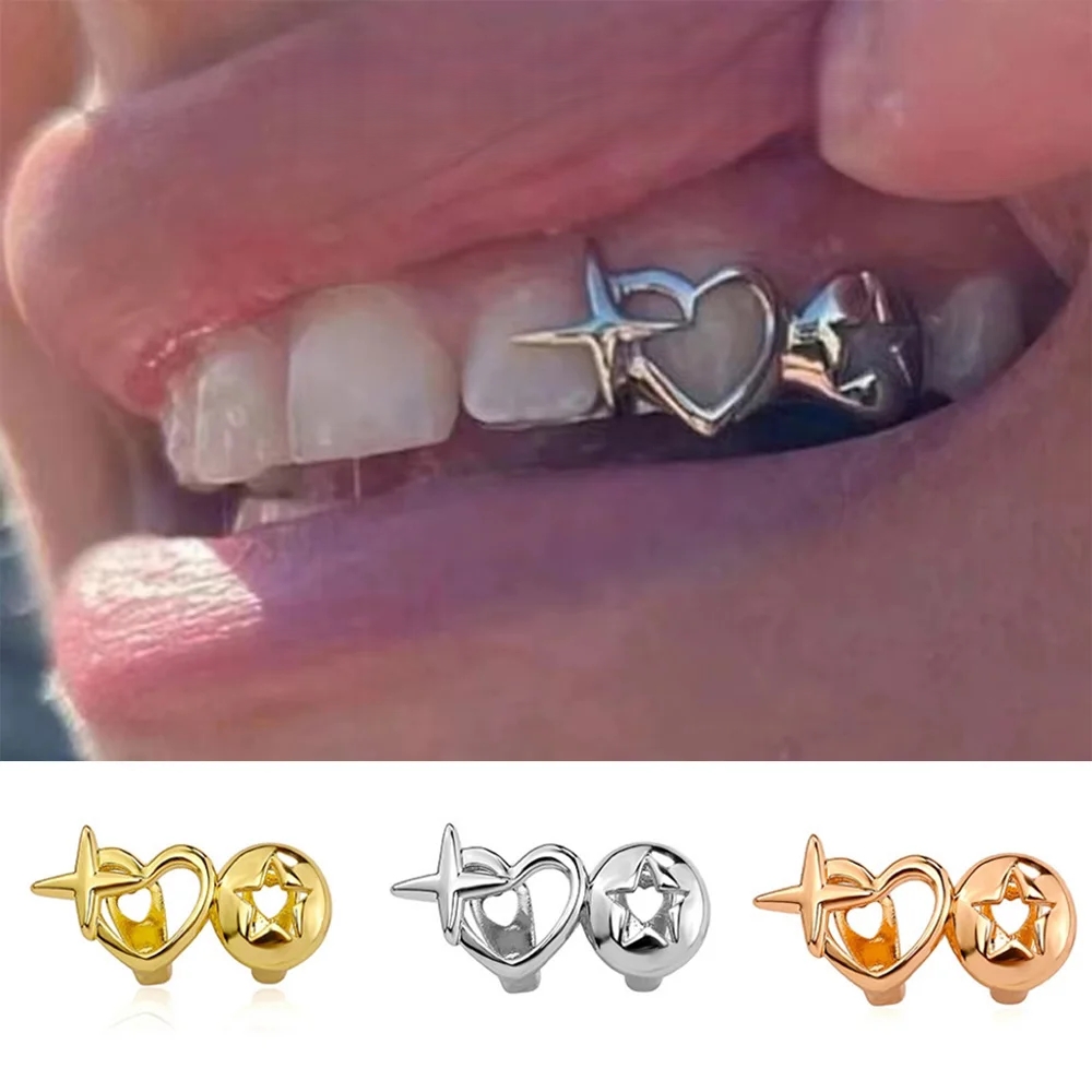 Vintage Collectibles For Sale - Punk Hip Hop Hollow Heart Denti