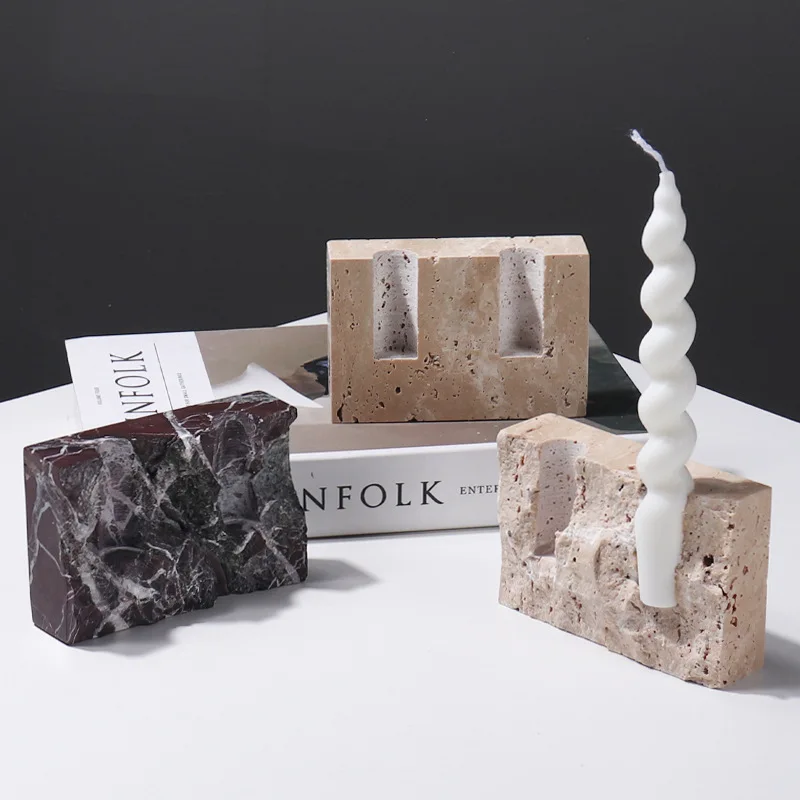 Portacandele in pietra di marm - Vintage Collectible Marbles recensione e prezzo
