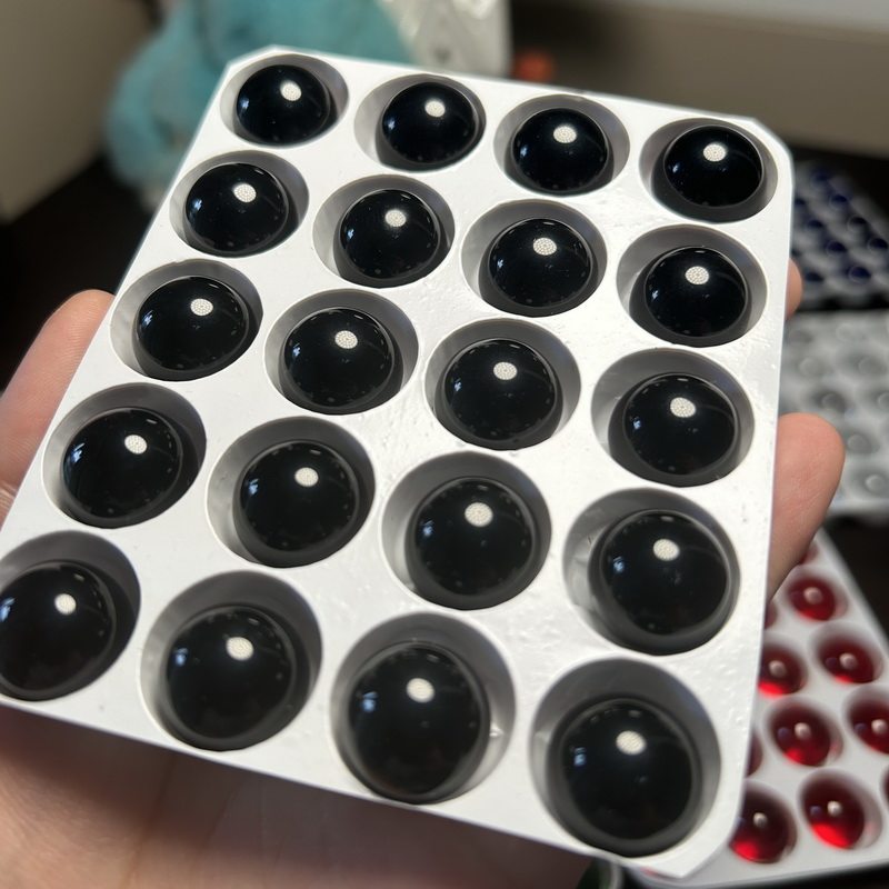 Sfere di Vetro Nero 1-100mm, P - Vintage Collectible Marbles recensione e prezzo