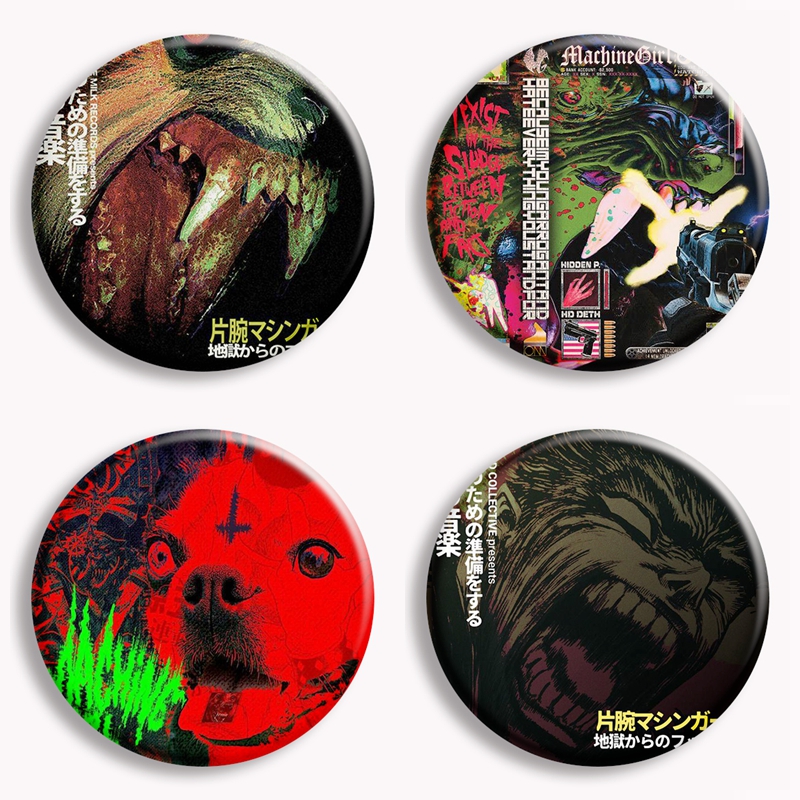 Machine Girl Wlfgrl Button Pin - Vintage Collectible Pins recensione e prezzo