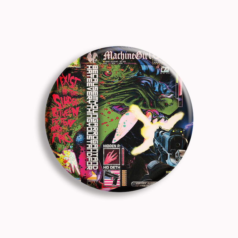 Machine Girl Wlfgrl Button Pin - Vintage Collectible Pins recensione e prezzo