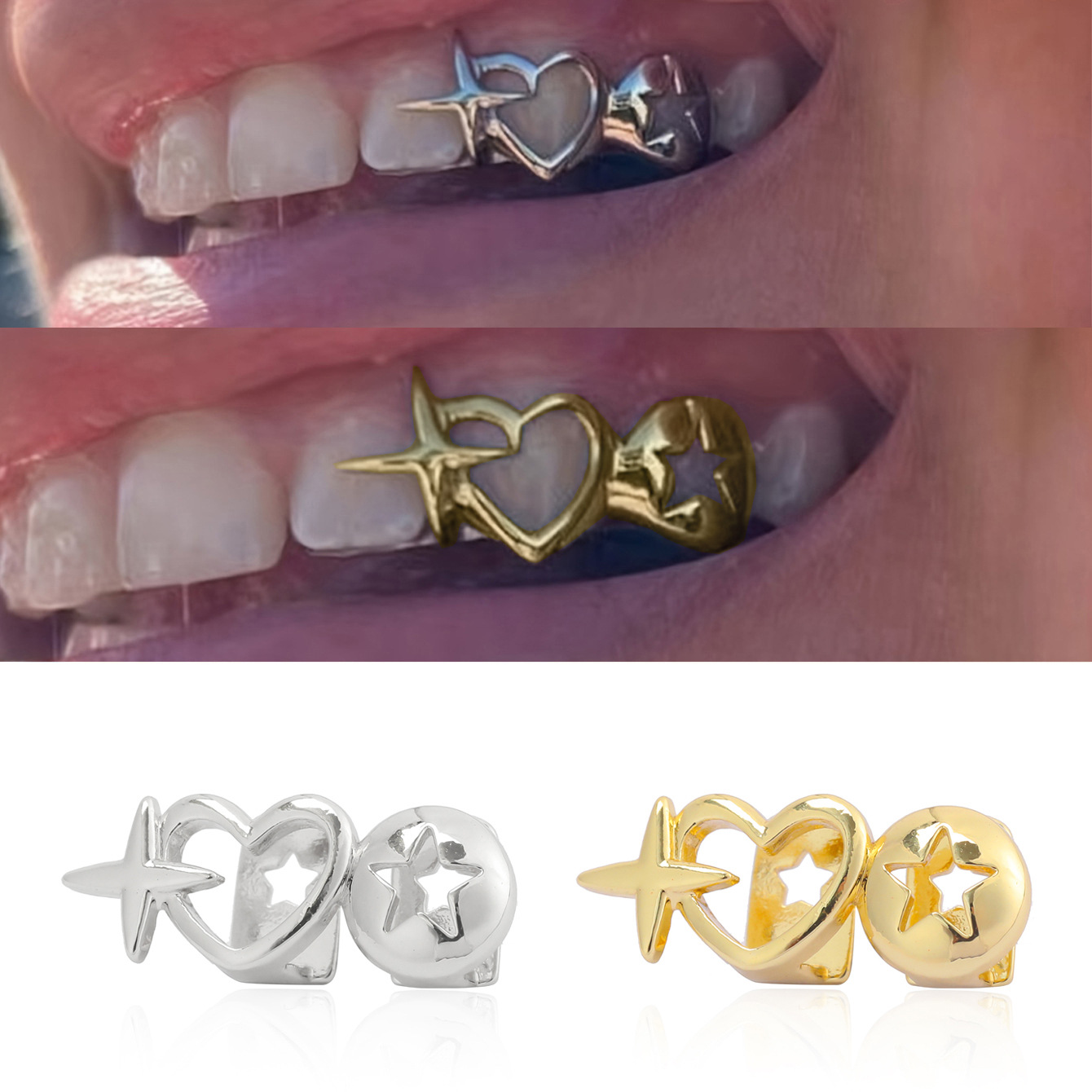 Punk Hip Hop Hollow Heart Dent - Vintage Collectibles For Sale recensione e prezzo
