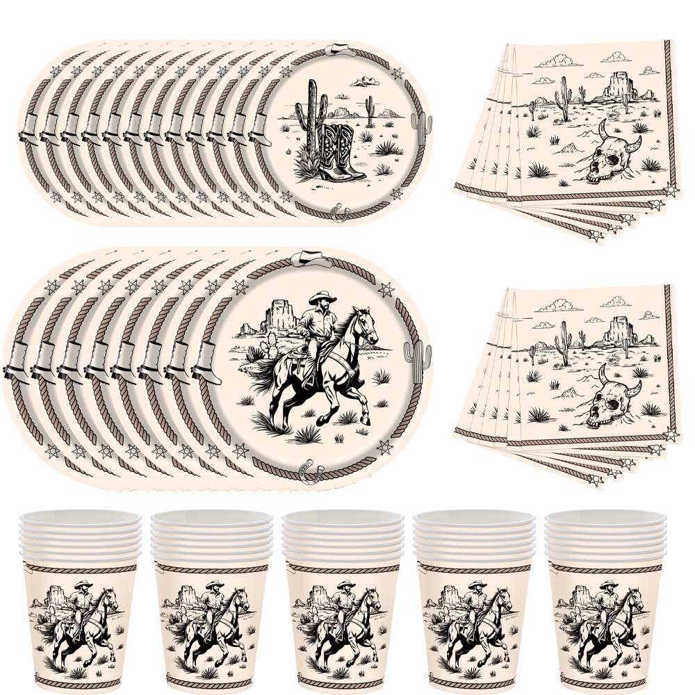 Stoviglie Usa E Getta Tema Cow - Vintage Things Collection recensione e prezzo
